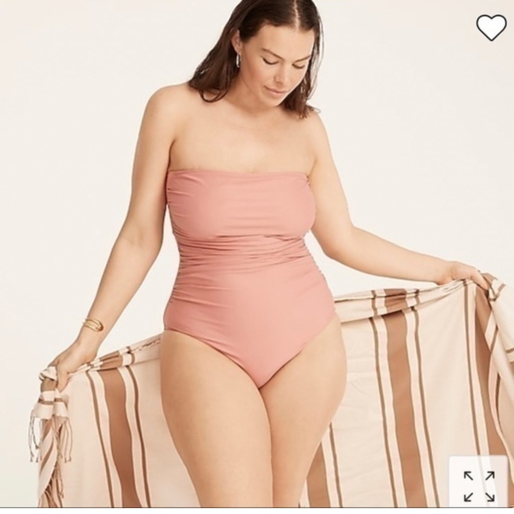 24 WOMEN’S J. CREW PINK NUDE SWIMSUIT ONE PIECE